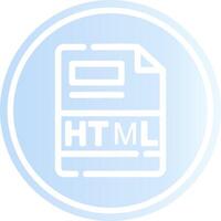 HTML Creative Icon Design vector