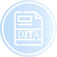 DITA Creative Icon Design vector