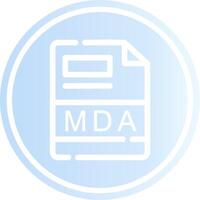 MDA Creative Icon Design vector