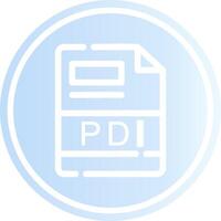 PDI Creative Icon Design vector