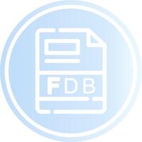 FDB Creative Icon Design vector