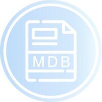 MDB Creative Icon Design vector