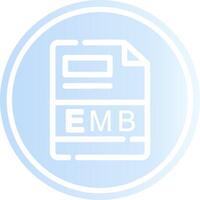 EMB Creative Icon Design vector