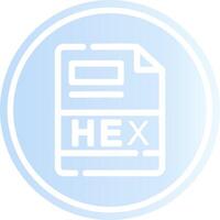 HEX Creative Icon Design vector