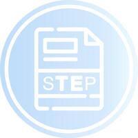 STEP Creative Icon Design vector