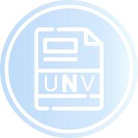 UNV Creative Icon Design vector