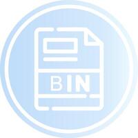 BIN Creative Icon Design vector