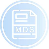 MDS Creative Icon Design vector