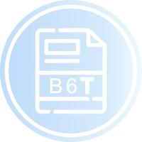 B6T Creative Icon Design vector