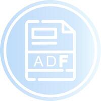 ADF Creative Icon Design vector