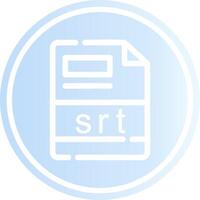 srt Creative Icon Design vector