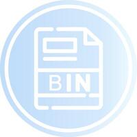 BIN Creative Icon Design vector