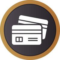 Credit Card Creative Icon Design vector