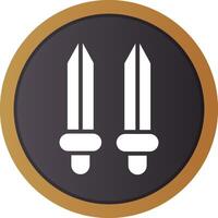 Swords Creative Icon Design vector