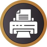 Printer Creative Icon Design vector