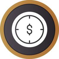 Money Hour Creative Icon Design vector