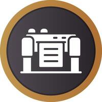 Plotter Creative Icon Design vector