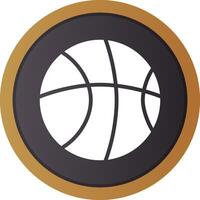 diseño de icono creativo de baloncesto vector