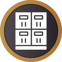 Lockers Creative Icon Design vector