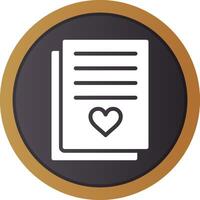 Love Letter Creative Icon Design vector