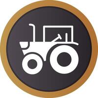 Tractor Creative Icon Design vector