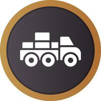 Mover Truck Creative Icon Design vector