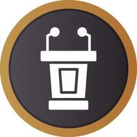 Lectern Creative Icon Design vector