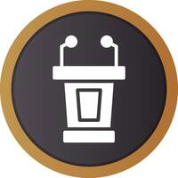 Lectern Creative Icon Design vector