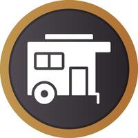 Caravan Creative Icon Design vector