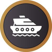 Ship Creative Icon Design vector