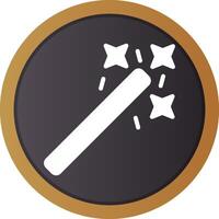 Magic Wand Creative Icon Design vector