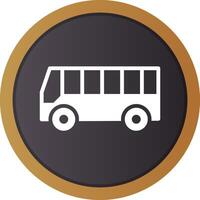 Bus Creative Icon Design vector