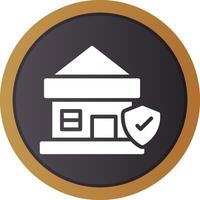 Home Insurance Creative Icon Design vector