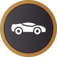 Sports Car Creative Icon Design vector