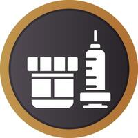 Vaccine Creative Icon Design vector