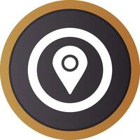 Location Pin Creative Icon Design vector