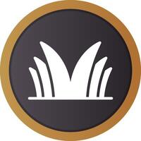Grass Creative Icon Design vector