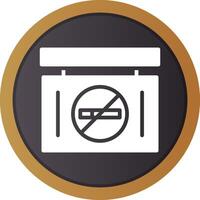 No Smoke Creative Icon Design vector