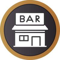 Bar Creative Icon Design vector