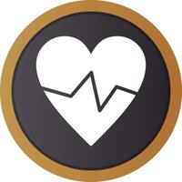 Heart Rate Creative Icon Design vector