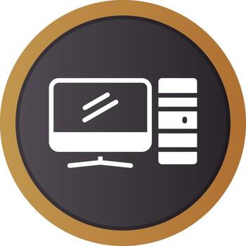 Computer Creative Icon Design vector