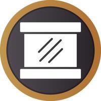 Mirror Creative Icon Design vector