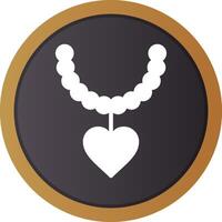 Pearl Necklace Creative Icon Design vector