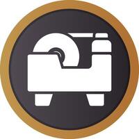 Tape Dispenser Creative Icon Design vector