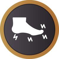 Foot Creative Icon Design vector