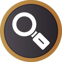 Magnifying Glass Creative Icon Design vector