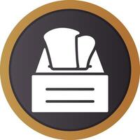 Tissue Box Creative Icon Design vector