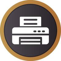 Printer Creative Icon Design vector