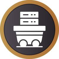 Data Mining Creative Icon Design vector