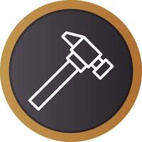 Hammer Creative Icon Design vector